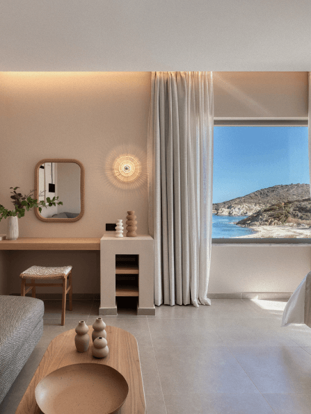 Heromylos Aegean Pool Junior Suite Front
