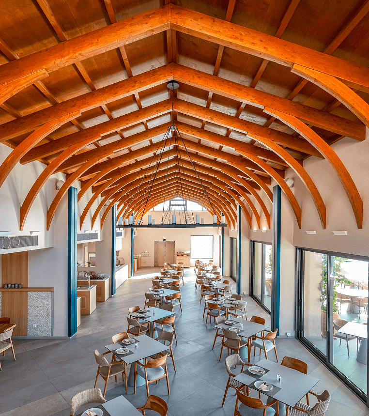 Nina’s Restaurant at Heromylos Resort