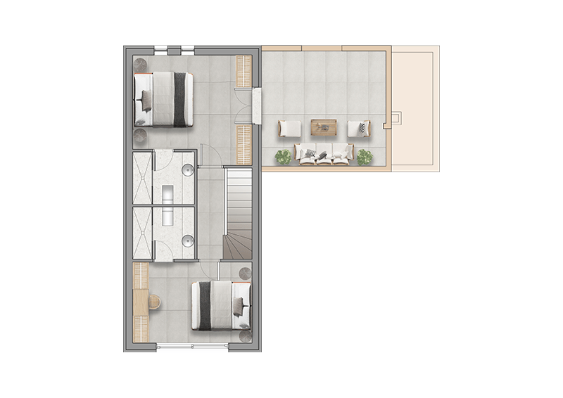Heromylos Villa First Floor