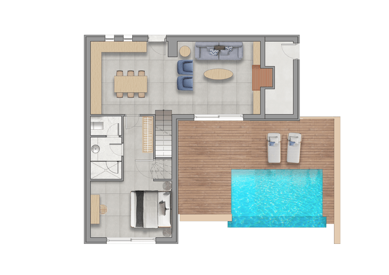 Heromylos Villa Ground Floor